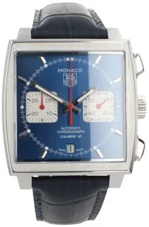 TAG Heuer Monaco CAW2111 39mm Stainless steel Blue