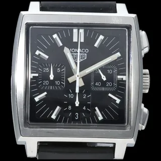 TAG Heuer Monaco CS2111.FC8119 38mm Stainless steel Black