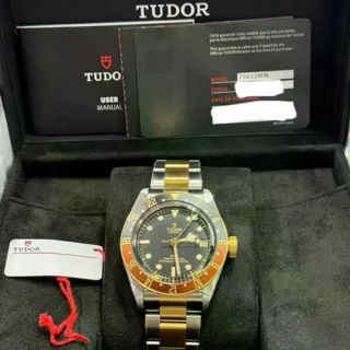 Tudor Black Bay GMT 79833MN 41mm Yellow gold and Stainless steel Black