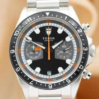 Tudor Heritage Chrono 70330N 42mm Stainless steel Gray