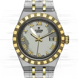 Tudor Royal 28303 Yellow gold Silber