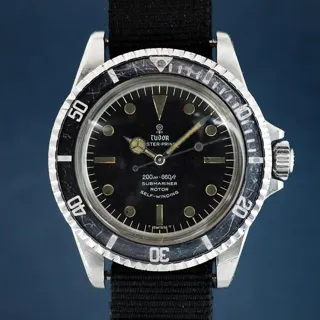 Tudor Submariner 7016/0 40mm Stainless steel Black