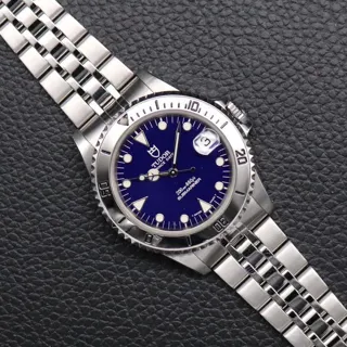 Tudor Submariner 75190 36mm Stainless steel Blue