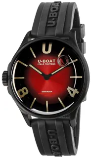 U-Boat Darkmoon 9501 Stainless steel Red