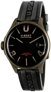 U-Boat Darkmoon 9549 Stainless steel Black