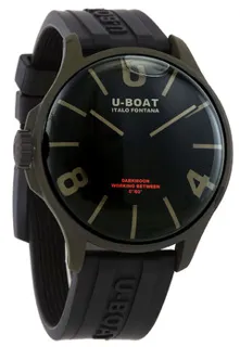 U-Boat Darkmoon 9553 Stainless steel Black