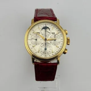 Universal Genève Tri-Compax 1.281.100 33mm Yellow gold White