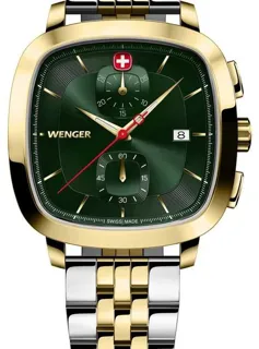 Wenger 01.1933.105 40mm Steel Green