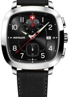 Wenger 01.1933.108 40mm Steel Black