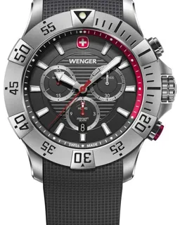 Wenger Sea Force 01.0643.122 43mm Steel Black