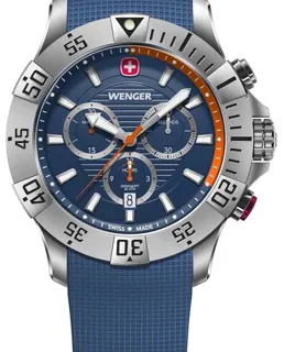 Wenger Sea Force 01.0643.124 43mm Steel Blue