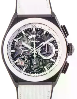 Zenith Defy 49.9007.9004/11.R923 44mm Black ceramic Skeletonized