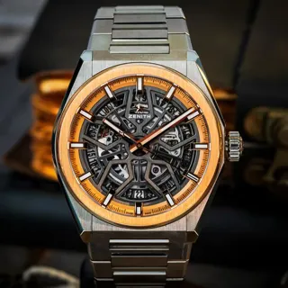 Zenith Defy 87.9001.670/79.R589 41mm Rose gold Skeletonized