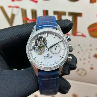 Zenith El Primero 16.2150.4062/81.C754 38mm Stainless steel White