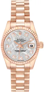 Rolex President 179175 26mm Rose gold Gray