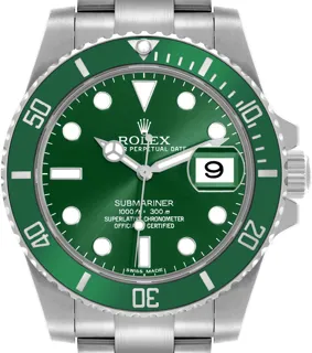 Rolex Submariner 116610LV Stainless steel Green