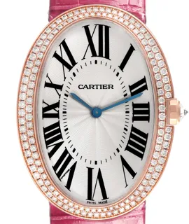 Cartier Baignoire WB520005 44mm Rose gold Silver