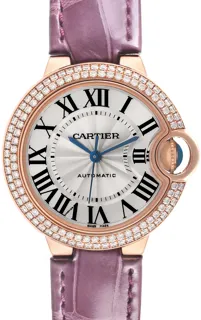 Cartier Ballon Bleu WE902066 33mm Rose gold White