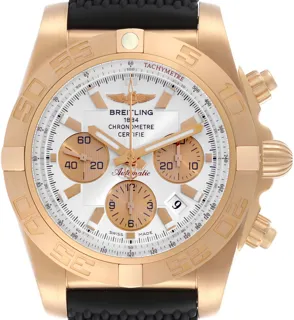 Breitling Chronomat HB0110 45mm Rose gold Silver