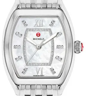 Michele MWW19B000003 40mm Stainless steel White