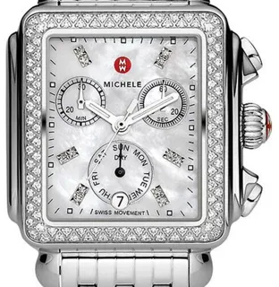 Michele Deco MWW06P000099 33mm Stainless steel White