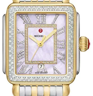 Michele Deco MWW06T000248 33mm Yellow gold