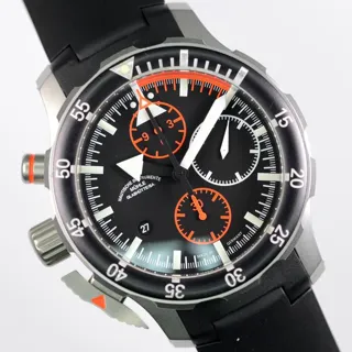 Mühle Glashütte S.A.R. Flieger-Chronograph M1-41-33-4B 44mm Stainless steel Black