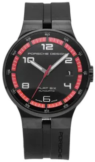 Porsche Design Flat Six P.635143441254 40mm Stainless steel Black