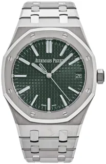 Audemars Piguet Royal Oak 15510ST.OO.1320ST.09 Stainless steel Green