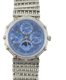 Audemars Piguet Quantième Perpétual Calendar 25738 36mm Platinum Blue