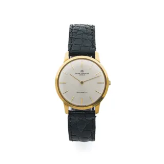 Baume & Mercier Baumatic 18k yellow gold Silver