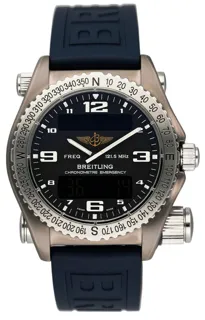 Breitling Emergency E76123 43mm Titanium Black