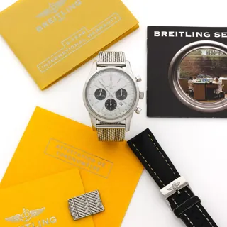 Breitling Transocean AB0152 Stainless steel Silver