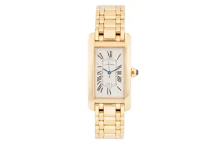 Cartier Tank Américaine 1725 23mm 18k yellow gold Silver