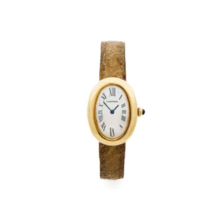 Cartier Bathtub 1954 18k yellow gold Cream