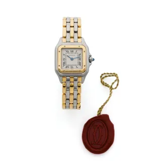 Cartier Panther 166921 Stainless steel and 18k yellow gold Cream