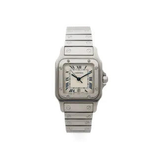 Cartier Santos Galbée 29mm Stainless steel Cream