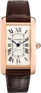 Cartier Tank Américaine W2609856 Rose gold Silver Gray