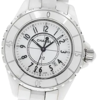 Chanel J12 H0968 34mm White ceramic White