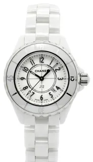 Chanel J12 H0968 33mm White ceramic White