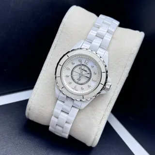 Chanel J12 H2570 29mm White ceramic White