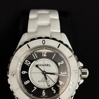 Chanel J12 H4862 38mm Ceramic Silver