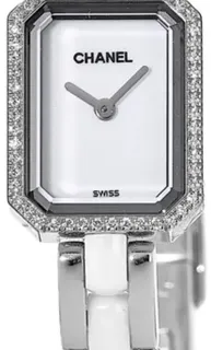 Chanel Première H2132 19.5mm Stainless steel White