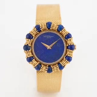 Chopard 31.5mm 18k Gold Blue