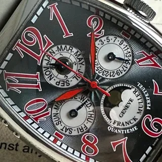 Franck Muller 6850 QP 34mm Stainless steel Gray