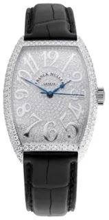 Franck Muller Cintree Curvex 5850 SC D 32mm White gold Silver