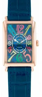 Franck Muller Color Dreams 952 QZ COL DR 26mm Rose gold Blue