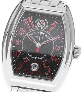 Franck Muller Conquistador 8005 H SC 35mm Stainless steel Black