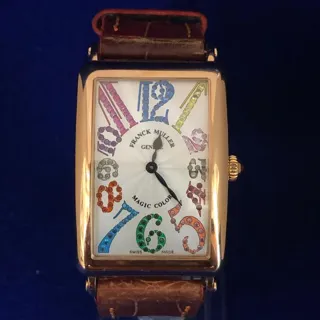 Franck Muller Long Island 1002 QZ Rose gold Silver