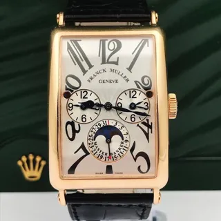 Franck Muller Master Banker 1250 MB L DT Rose gold White